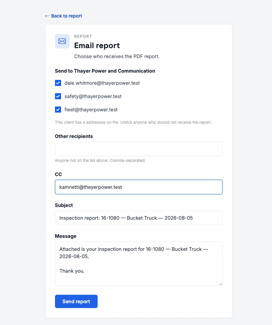 Your inspection calendar refills itself