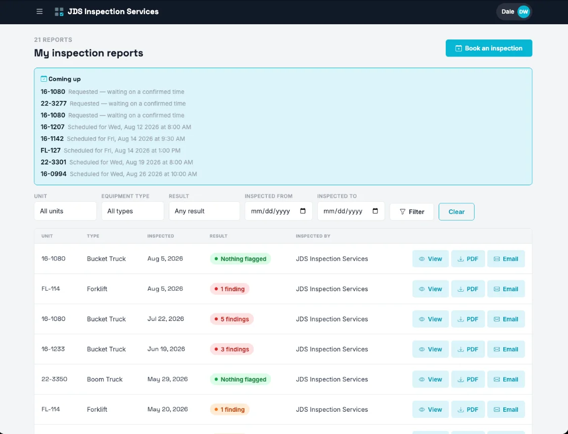 Approved appointments, automatically on your calendar